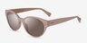 Ralph RA5302U Nude AcetateSunglass Frames from EyeBuyDirect, Angle View