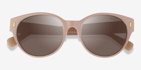 Ralph RA5302U Nude Acétate Soleil de Lunette de vue d'EyeBuyDirect, Vue Rapprochée