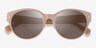 Ralph RA5302U Nude AcetateSunglass Frames from EyeBuyDirect, Closed View