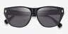 Ralph RA5303U Black AcetateSunglass Frames from EyeBuyDirect, Closed View