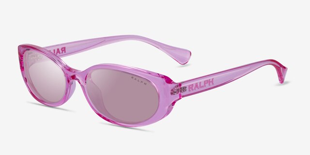 Ralph RA5306U Purple PlasticSunglass Frames from EyeBuyDirect, Angle View