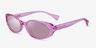 Ralph RA5306U Purple PlasticSunglass Frames from EyeBuyDirect, Angle View