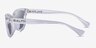 Ralph RA5307U Clear PlasticSunglass Frames from EyeBuyDirect, Side View