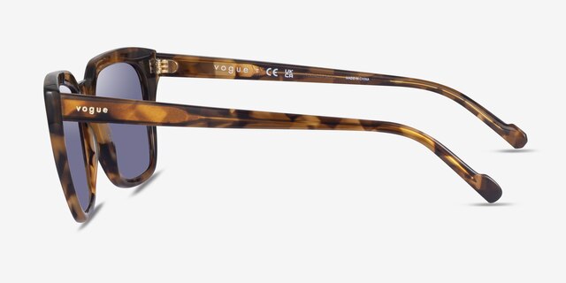 Vogue Eyewear VO5380S Tortoise AcetateSunglass Frames from EyeBuyDirect, Side View