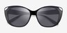 Vogue Eyewear VO5457S Black PlasticSunglass Frames from EyeBuyDirect, Closed View