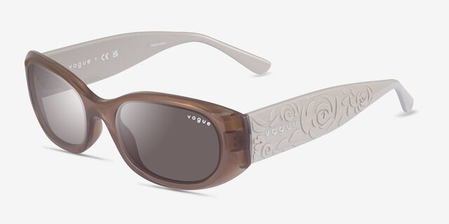 Vogue Eyewear VO5525S Brown PlasticSunglass Frames from EyeBuyDirect, Angle View