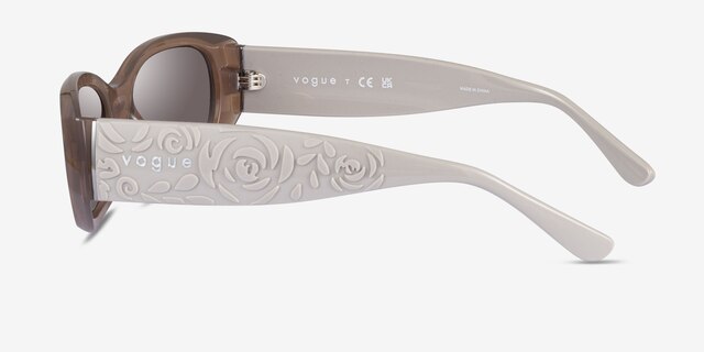 Vogue Eyewear VO5525S Brown PlasticSunglass Frames from EyeBuyDirect, Side View