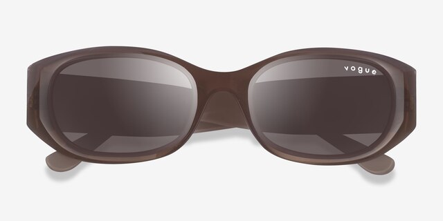 Vogue Eyewear VO5525S Brown PlasticSunglass Frames from EyeBuyDirect, Closed View
