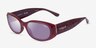 Vogue Eyewear VO5525S Red PlasticSunglass Frames from EyeBuyDirect, Angle View