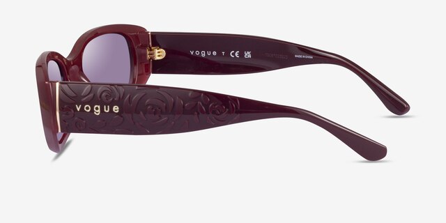 Vogue Eyewear VO5525S Red PlasticSunglass Frames from EyeBuyDirect, Side View