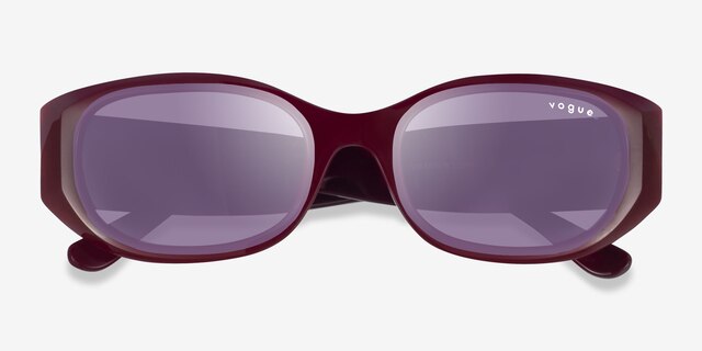Vogue Eyewear VO5525S Red PlasticSunglass Frames from EyeBuyDirect, Closed View