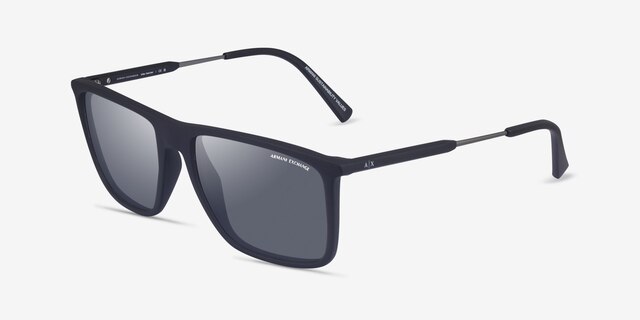 Armani Exchange AX4160S Matter Black Eco-friendlySunglass Frames from EyeBuyDirect, Angle View