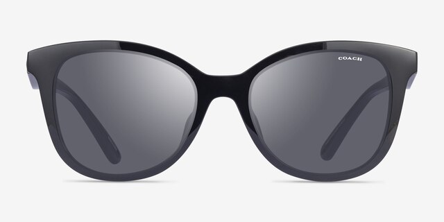Coach HC8419U Cad25 Black Eco-friendlySunglass Frames from EyeBuyDirect, Front View