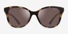 Coach HC8419U Cad26 Dark Tortoise Eco-friendlySunglass Frames from EyeBuyDirect, Front View