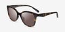 Coach HC8419U Cad26 Dark Tortoise Eco-friendlySunglass Frames from EyeBuyDirect, Angle View