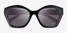 Coach HC8421U Cad31 Black PlasticSunglass Frames from EyeBuyDirect, Closed View