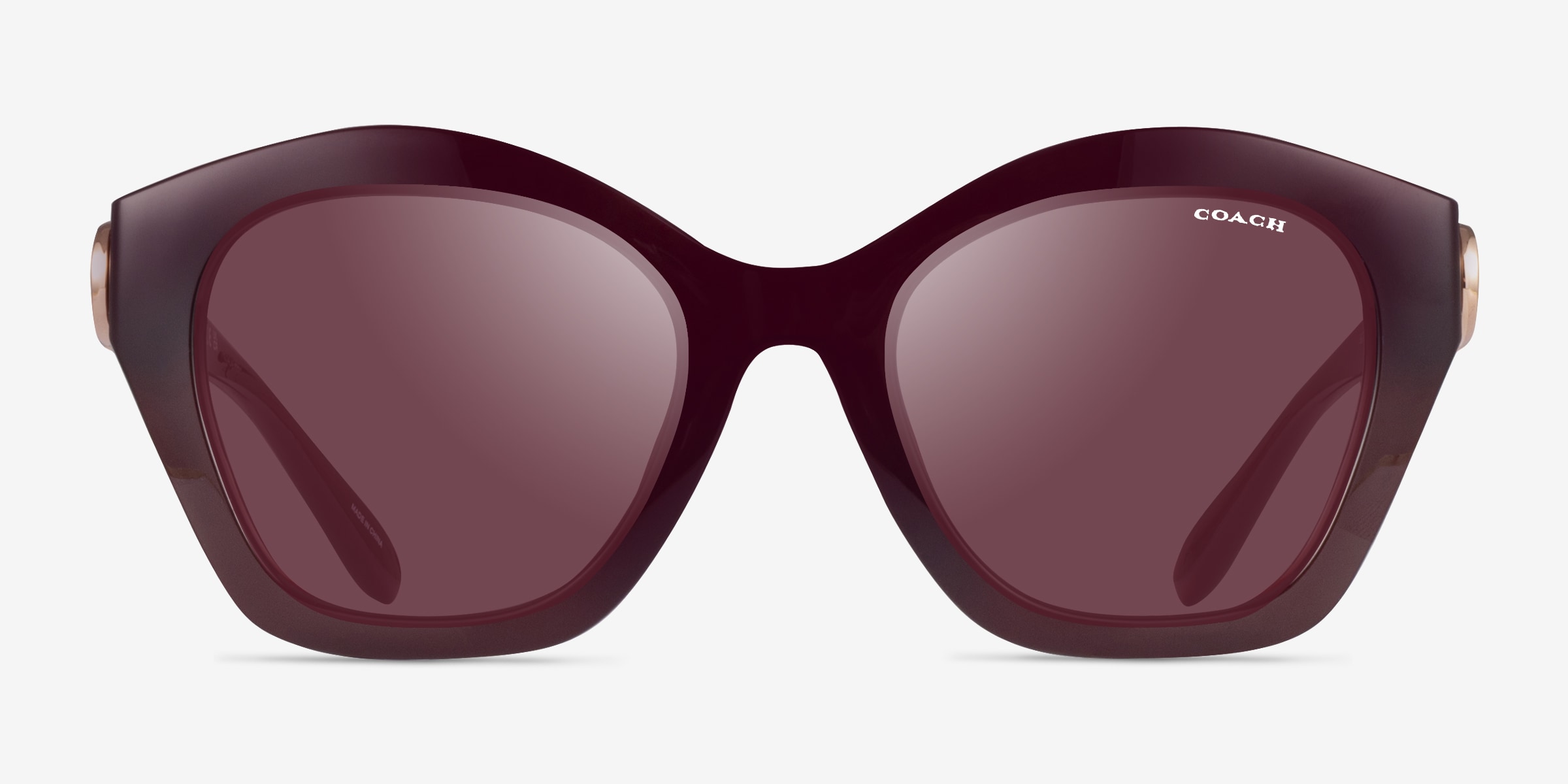Coach HC8421U CAD31 - Cat Eye Black Frame Sunglasses For Women Coach HC8421U CAD31 - Cat Eye Black Frame Sunglasses For Women