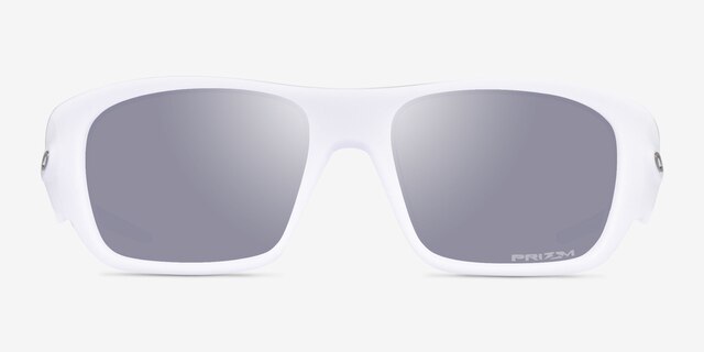 Oakley Masseter White PlasticSunglass Frames from EyeBuyDirect, Front View