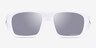 Oakley Masseter White PlasticSunglass Frames from EyeBuyDirect, Front View