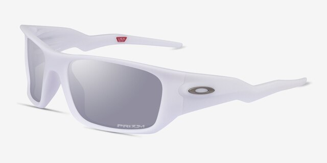 Oakley Masseter White PlasticSunglass Frames from EyeBuyDirect, Angle View