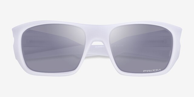 Oakley Masseter White PlasticSunglass Frames from EyeBuyDirect, Closed View