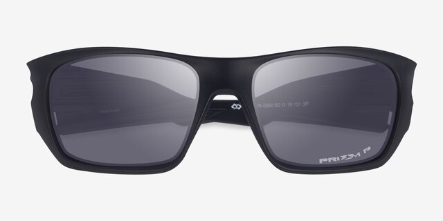Oakley Masseter Matte Black Eco-friendlySunglass Frames from EyeBuyDirect, Closed View