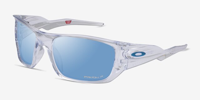 Oakley Masseter Polished Clear PlasticSunglass Frames from EyeBuyDirect, Angle View
