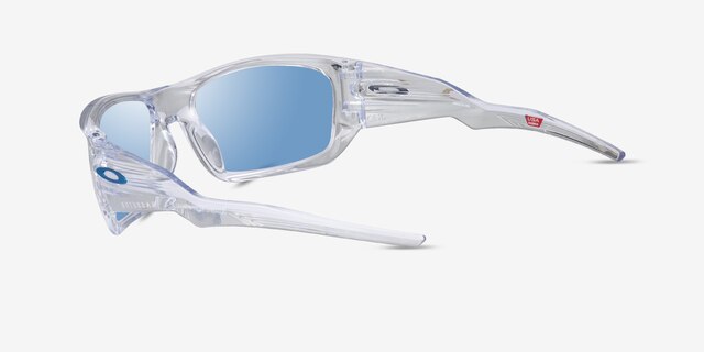 Oakley Masseter Polished Clear PlasticSunglass Frames from EyeBuyDirect, Side View