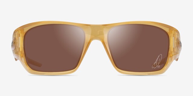 Oakley Masseter Orange PlasticSunglass Frames from EyeBuyDirect, Front View