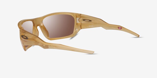 Oakley Masseter Orange PlasticSunglass Frames from EyeBuyDirect, Side View