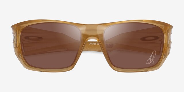 Oakley Masseter Orange PlasticSunglass Frames from EyeBuyDirect, Closed View