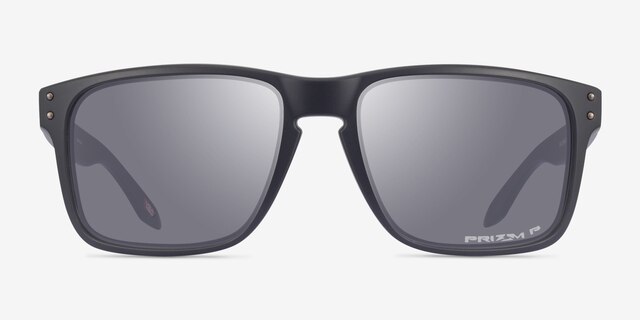 Oakley OO9487 Holbrook Matte Black PlasticSunglass Frames from EyeBuyDirect, Front View