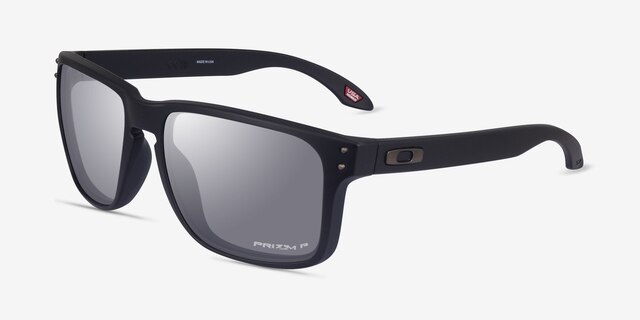 Oakley OO9487 Holbrook Matte Black PlasticSunglass Frames from EyeBuyDirect, Angle View