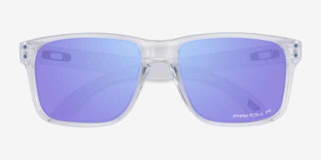 Oakley OO9487 Holbrook Clear PlasticSunglass Frames from EyeBuyDirect, Closed View