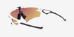 Oakley Sphaera Matte White PlasticSunglass Frames from EyeBuyDirect, Side View