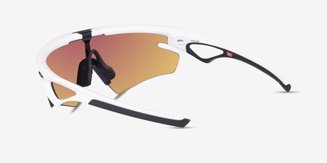 Oakley Sphaera Matte White PlasticSunglass Frames from EyeBuyDirect, Side View