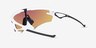 Oakley Sphaera Matte White PlasticSunglass Frames from EyeBuyDirect, Side View