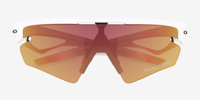 Oakley Sphaera Matte White PlasticSunglass Frames from EyeBuyDirect, Closed View