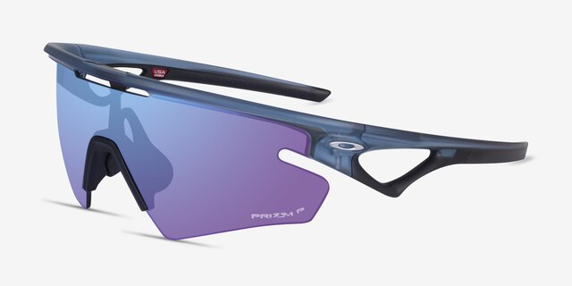 Oakley Sphaera Blue PlasticSunglass Frames from EyeBuyDirect, Angle View