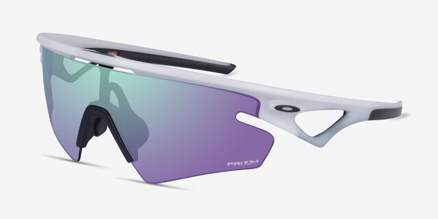 Oakley Sphaera White PlasticSunglass Frames from EyeBuyDirect, Angle View