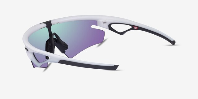 Oakley Sphaera White PlasticSunglass Frames from EyeBuyDirect, Side View