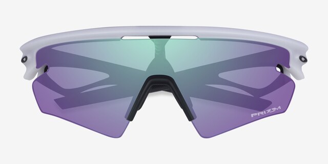 Oakley Sphaera White PlasticSunglass Frames from EyeBuyDirect, Closed View