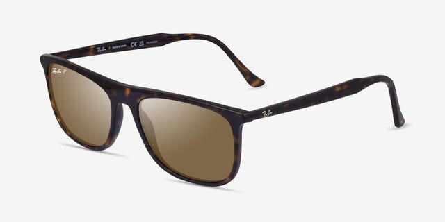 Ray-Ban RB2216 Tortoise AcetateSunglass Frames from EyeBuyDirect, Angle View