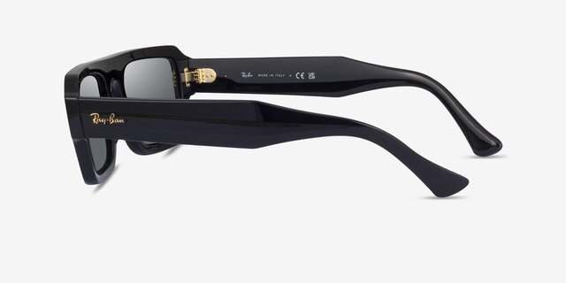 Ray-Ban RB4454 Lukas Black AcetateSunglass Frames from EyeBuyDirect, Side View