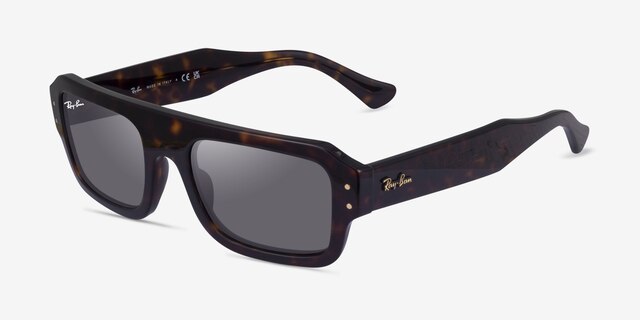 Ray-Ban RB4454 Lukas Tortoise AcetateSunglass Frames from EyeBuyDirect, Angle View