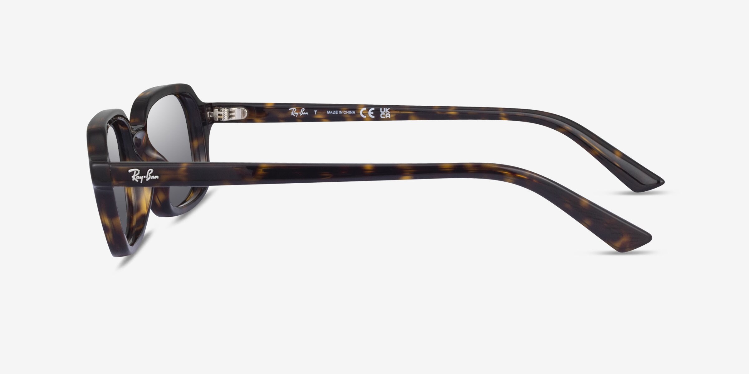 Ray-Ban RB4455 Zuri - Rectangle Red Frame Sunglasses For Women