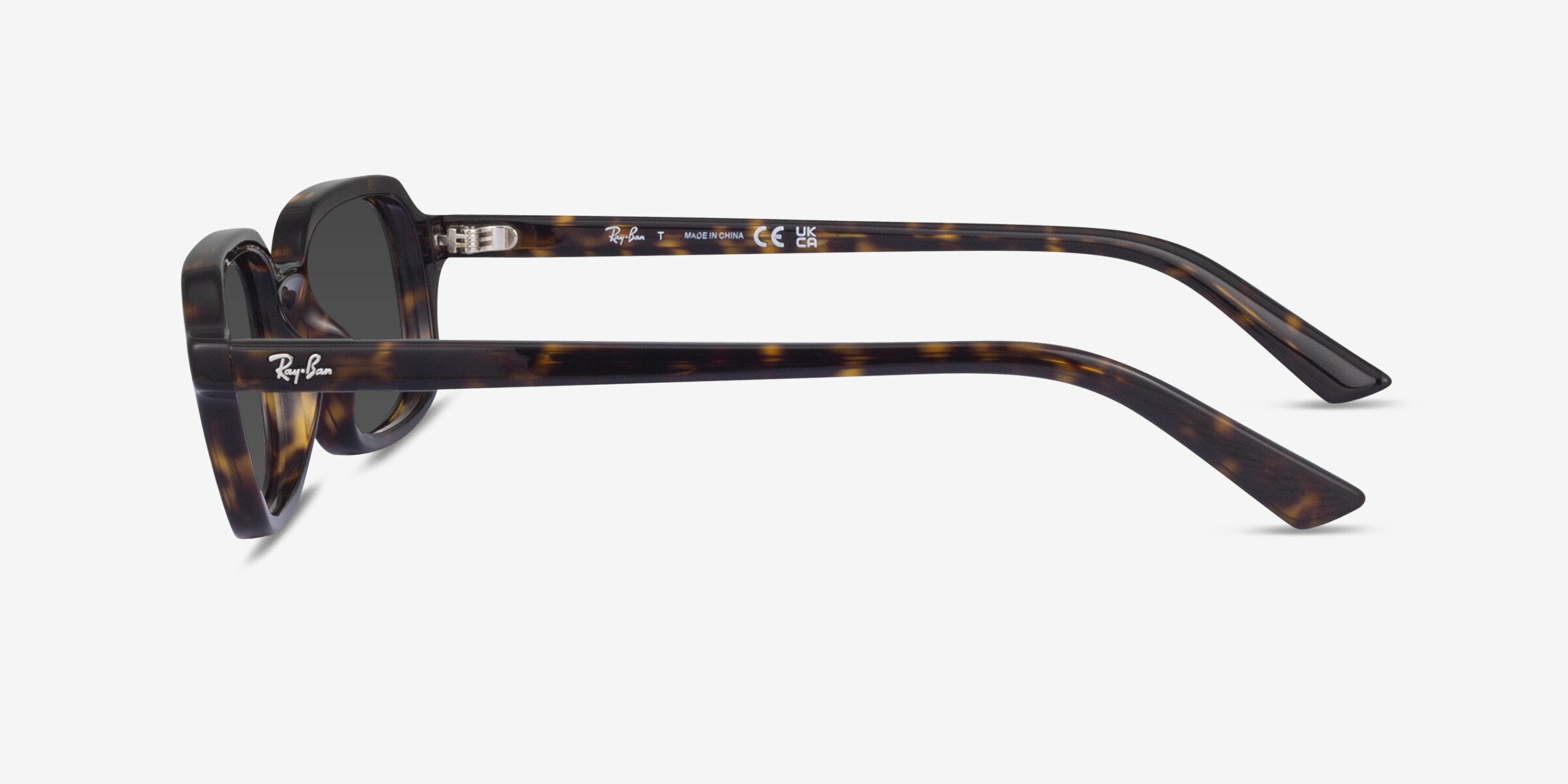 Ray-Ban RB4455 Zuri - Rectangle Red Frame Sunglasses For Women