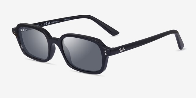 Ray-Ban RB4455 Zuri Black Eco-friendlySunglass Frames from EyeBuyDirect, Angle View