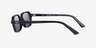 Ray-Ban RB4455 Zuri Black Eco-friendlySunglass Frames from EyeBuyDirect, Side View