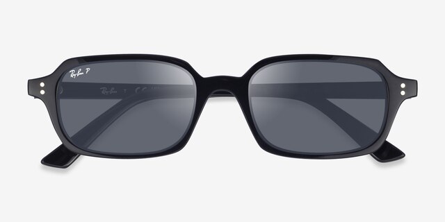 Ray-Ban RB4455 Zuri Black Eco-friendlySunglass Frames from EyeBuyDirect, Closed View